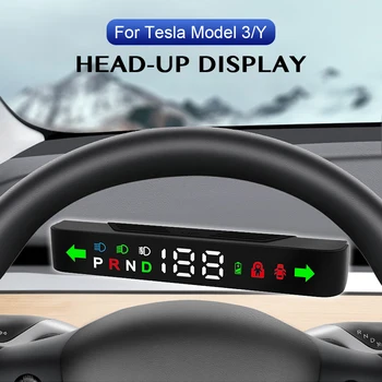Спидометр Цифровая сигнализация Световой индикатор контроля торможения дверной передачи для головного дисплея автомобиля Tesla Model 3 Y 2016-2023 гг.