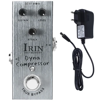 Педаль эффектов электрогитары IRIN AN-06 Эффект компрессора для взрыва электрогитары Уменьшает потерю тона Гитарные аксессуары и запчасти