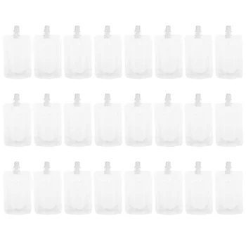 50шт пластиковых колб, прозрачных бутылок, прозрачных бутылок, прозрачных бутылок для путешествий, многоразовых, маскируемых прозрачных бутылок, сумок для