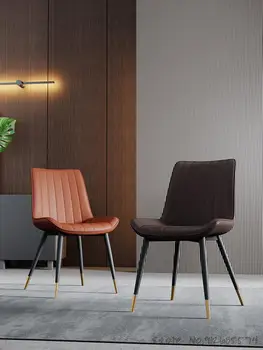 Спинка скандинавского стула простой современный рабочий домашний стол легкий роскошный обеденный стол обеденный стул для макияжа в спальне