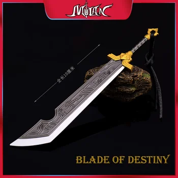Толкающее Горячее Легендарное оружие Blade of Destiny19см Мечи Периферийные Устройства Военный Тактический Нож Royal Steel Katana Samurai Toy
