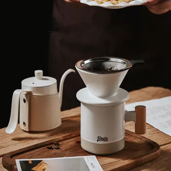 Набор для приготовления кофе, капельница для кофе с кофейным фильтром, Кофейная кружка, кофейник, бумажный фильтр