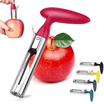 Инструмент для удаления сердцевины из яблочных груш премиум-класса из нержавеющей Стали, Резак для фруктов, Нож для нарезки семян, Кухонные Инструменты для овощей