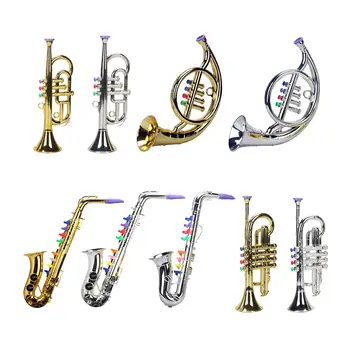 Музыкальная игрушка, имитирующая мини-саксофон, духовые инструменты для вечеринок для мальчиков и девочек