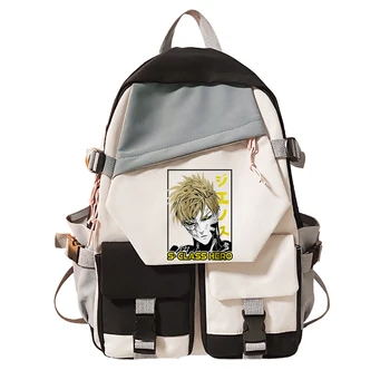Рюкзаки Bleach Аниме Школьная сумка на молнии для студентов Harajuku Fashion Mochilas Cartoon Bleach Bookbag Для девочек и мальчиков