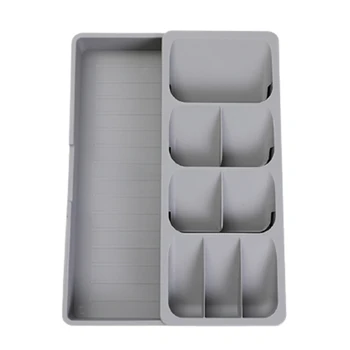 Кухонный органайзер Ящик для столовых приборов Ящик Для хранения Лоток Вилка Ложка Разделитель Контейнер для кухонной утвари