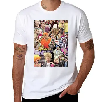 Новая футболка Hannah collage, быстросохнущая рубашка, футболки больших размеров, короткая футболка, мужские футболки с графическим рисунком, забавные