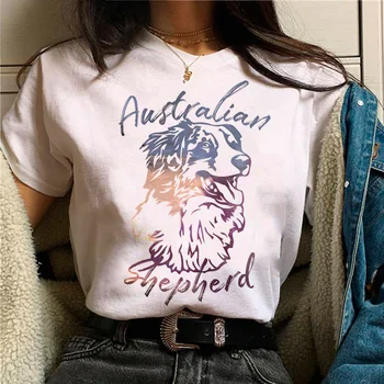 женская дизайнерская футболка shepherd в стиле харадзюку для девочек в стиле аниме